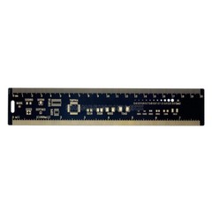 20cm Multifunctional PCB Ruler PCB Measuring Tool Angle Measure Meter Black