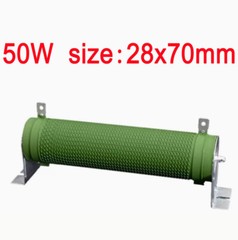 10W-7KW Ceramic Resistor 1Ω-200Ω Inverter Load Test w/Mounting Kit High-quality