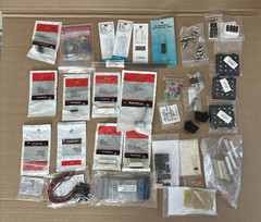 Assorted Electronic Parts/Huge Components Mixed Lot: Displays, Relays, Modules,