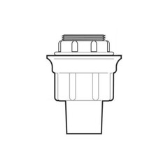 Robroy PRST4, 1-1/4″, PVC Coated, Rigid Conduit Knockout Hub, 1 pc