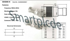 RF isolator DC Block; 50k-8G, 13G, 18G; SMA/N/BNC/TNC; DC isolation voltage: 50v