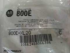 New, Free Ship, Allen Bradley 800E-XL20 Ser C Contact Cartridge With Latch