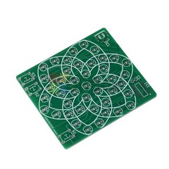 43 LED Flow Light Kit Electronic Windmill DIY Electronic Kit Soldering Practice