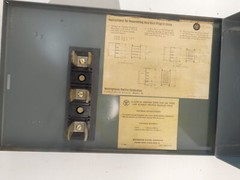 Westinghouse 373D878G02 Fusible Bus Plug Busway, COP-321, 240V, 30A, 3PH, 3HP