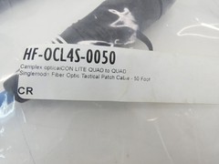 Camplex HF-OCL4S-0050 50′ OpticalCON QUAD LITE to QUAD Single Mode Fiber Opti…