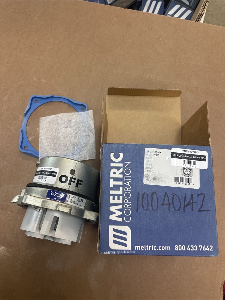 Meltric 37-28163-4x Inlet Plug DS200 200A