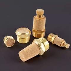 Threaded Brass Pneumatic Muffler Silencer Filter M5 1/8″ 1/4″ 3/8″ 1/2″ 3/4″ 1″
