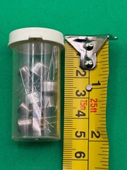 Lot of Vintage Electronic Components Metal Can Transistors & Buss Fuses RE