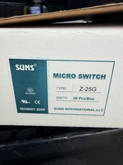 SUNS Z-25G Micro Switch 25A Pin Plunger Screw Terminal Limit Switch 5JEG0