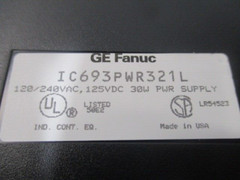 GE Fanuc Automation 90-30 Power Supply 9030 Housing, IC693PWR321L, 110976