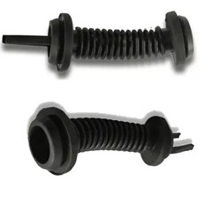 2 Pack 30*30mm Car Harness Wiring Door Tube Rubber Sleeve Dust-proof Tubes USA