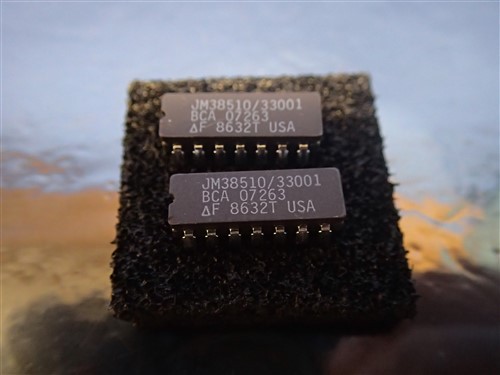 1 LOT ( 2 PCS) JM38510/33001 BCA INTEGRATED CIRCUIT NEW OLD STOCK NOS UNUSED