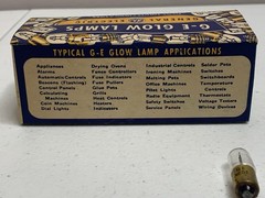 Vintage Box of 10 NOS GE NE-51 Glow Lamps General Electric Bulbs