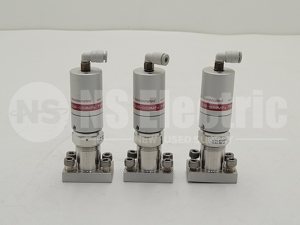 Fujikin Incorporated 0.P. 0.39~0.59MPa TYPE N.C. C.No.091400 316L-P