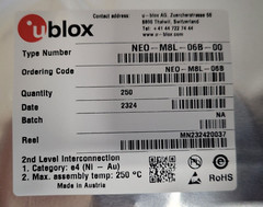 (1 PC) NEO-M8L-06B U-BLOX RF RCVR GNSS/GPS 1.575GHZ 24LCC