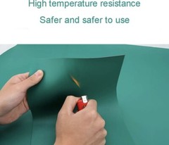 ESD Anti Static Heat Resistant Table Mat 39″x24″ for Tech Repair Soldering Large