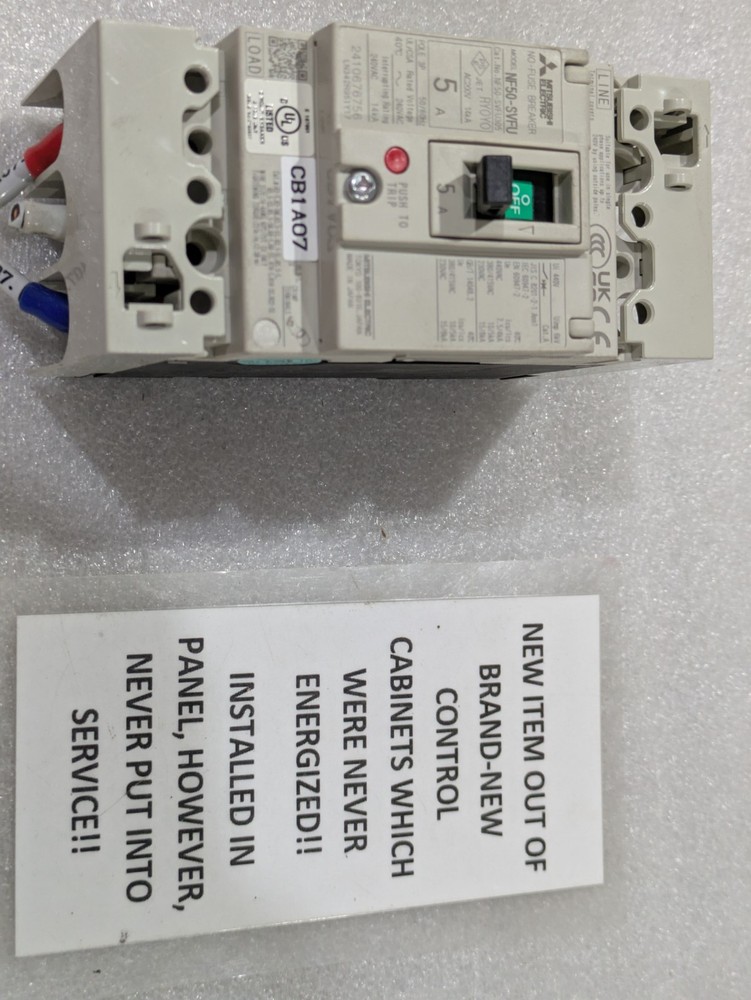 MITSUBISHI NF50-SVFU NF50-SVFU305 5A 3P 200VAC 50/60HZ 240VAC
