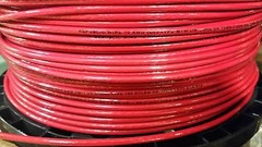 25′ THHN THWN 10 AWG GAUGE RED NYLON STRANDED COPPER BUILDING WIRE
