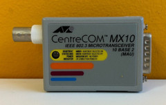Allied Telesyn Intl. AT-MX10 10Base-2, MAU, CentreCOM Micro Transceiver. Tested!