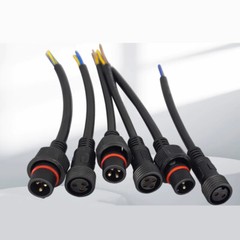 Waterproof Cable Wire Connector Male Female LED Power Cord Electric Adapter