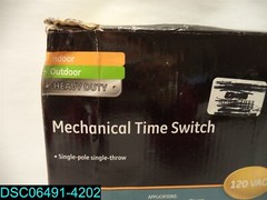 GE Indoor/Outdoor 24-Hour Heavy Duty Mechanical Time Switch 120 VAC 043180151636