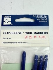 Brady Wire Marker Wand SC-23-AW WANDS QTY: 9 wand