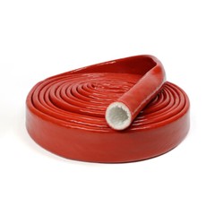 Silicone/Fiberglass Fire Sleeving High Temp Insulation Sleeve Φ4-100mm Red