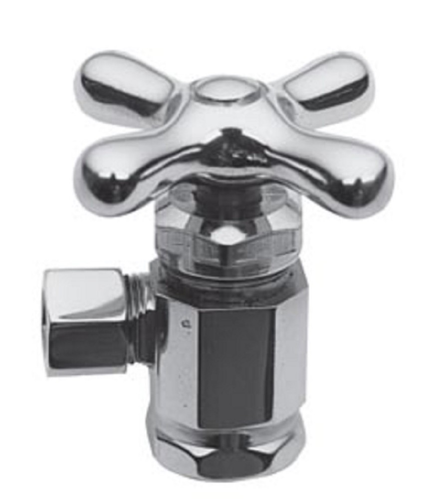 Brasstech 401X/03N Angle Valve 1/2 in. IPS Uncoated Polished Brass Living
