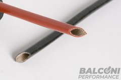 BALCONI PERFORMANCE Glass fibre braided sleeving coated with silicone rubber