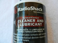 RadioShack Control/Contact Cleaner AND Lubricant 4.5oz NEW