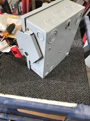 GE THN3361 SAFETY SWITCH 30 AMP 600 VOLT 3 PHASE MODEL 10 NONFUSIBLE-CT 1100