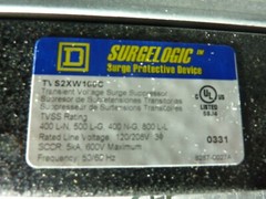 Square D TVS2XW100C Surge Protective Device Type XW / Tipo XW 120/208V (22849)