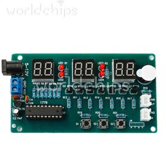 6-bit LED Digital Electronic Clock Kit 51 Microcontroller DIY Soldering Practice