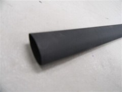 DUNBAR 1/2″ X 4′ SINGLE WALL POLYOLEFIN HEAT SHRINK TUBE SET OF 100 BLACK 1635F