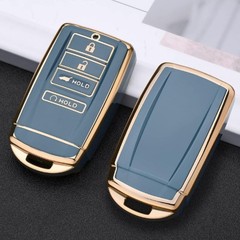 Soft TPU Key Fob Case Protector for 2018-2023 Acura MDX RDX RLX ILX TLX in Gold