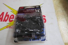 Gardner Bender PCC-1525L, Coaxial Staples, pkg of 25, black 1/4″ Wood
