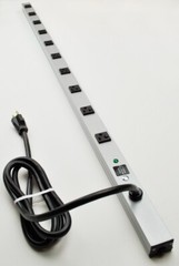 LEGRAND Wiremold 4810ULBD CabinetMATE 10-Outlet 15 Amp Power Strip + 15 ft Cord