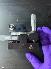 IntraAction AOM-405AF1 Acousto-Optic Modulator 40MHz 5mm on NRC Model 36 Stage