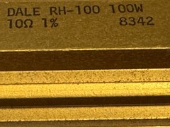 NEW LOT *3* DALE RH-100 ALUMINUM HOUSED RESISTOR 100W .5Ω 1% **USA Seller**