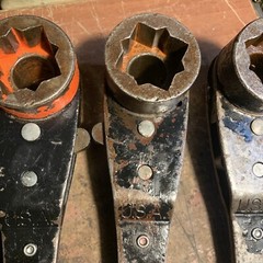 LOT OF (3) I FARGO 2 Lowell Reversible Lineman Ratchet 1 x 1-1/8 x 3/4 USA