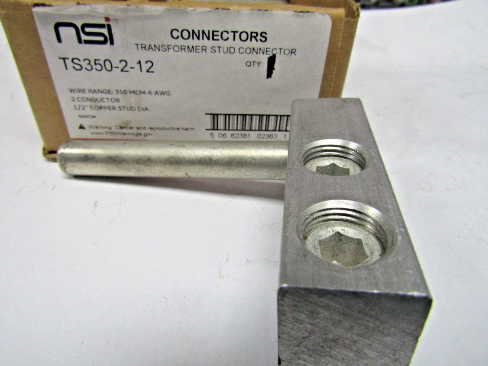 ✌️NEW NSi TS350-2-12 WIRE RANGE 350- MCM-6 AWG 6 2 CONDUCTORS