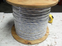 QTY 4400 FT – ALLIED WIRE 17 1C HAR WIRE – 3001705M White & Blue – 27 Strand new