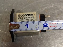 Corcom 3ED1 EMI Filter 3A 120/250V 50/60Hz New Old Stock (Lot of 3)