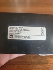 KB Electronics / Signal Isolator KBSI-240D REV-G01 (9431B) – 50/60 Hz