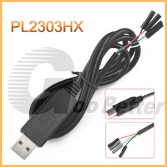 USB To RS232 TTL UART PL2303HX Converter USB to COM Module Serial Cable Adapter