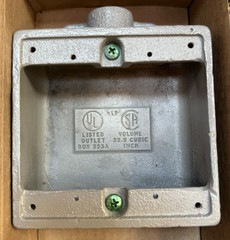 Hubbell Killark Duraloy 3/4″ GREY IRON FITTING 2FS-2M / 2FS-2MWW