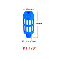 Plastic Pneumatic Solenoid Valve Muffler Silencer PT 1/8″ 1/4″ 3/8″ 3/4″ 1/2″ 1″