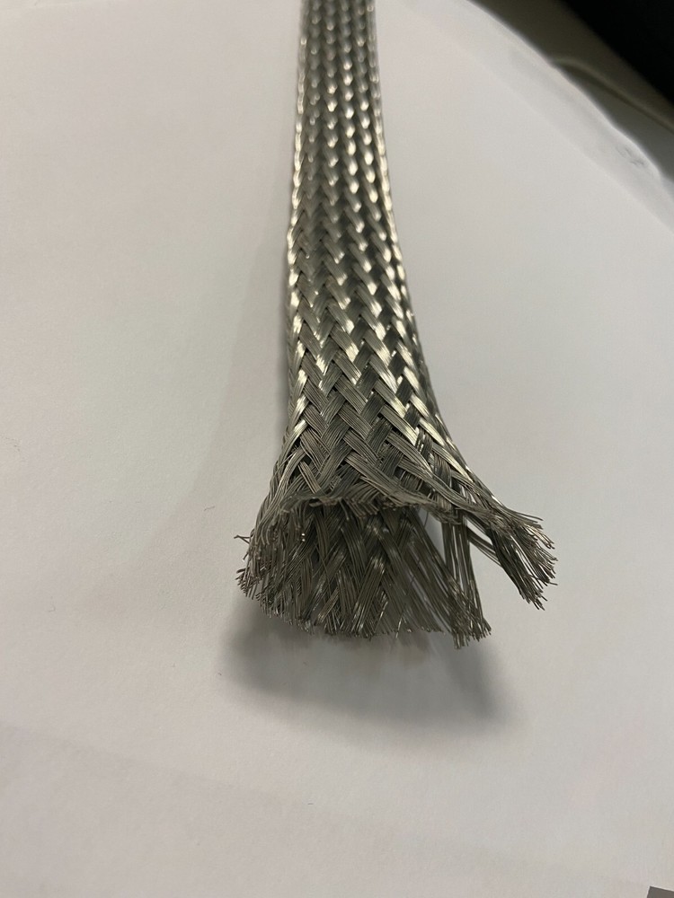 5 FEET 1 1/2 INCH TUBULAR BRAIDED GROUND STRAP GROUNDING MADE IN USA