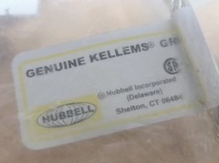 4 NEW Hubbell / Kellems 02201021, 2.000″ – 2.490″ Single Eye Cable Support Grip