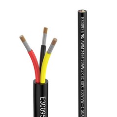 50′-Feet RV Wire Cable Extension Cord Copper Wire Conductor 3 Core 20 AWG
